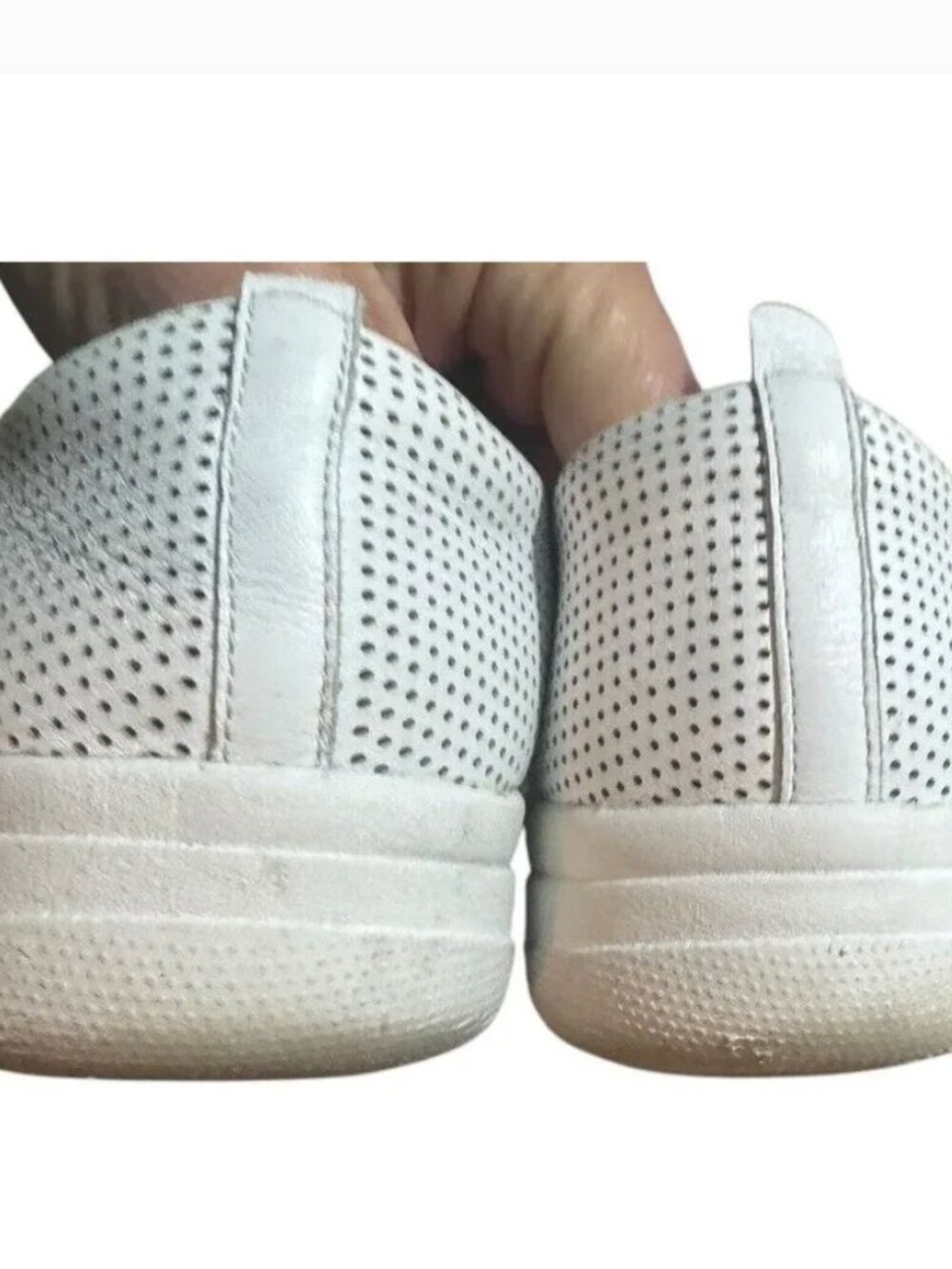 Fit Flop Lightweight Leather Sneakers Size 11 - Picture 3 of 4